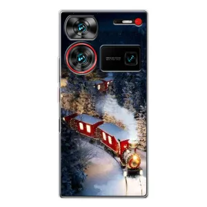 Силіконовий бампер на різдво для ZTE Nubia Z60 Ultra (Потяг)