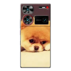 Чехол (ТПУ) Милые собачки для ZTE Nubia Z60 Ultra (Померанский шпиц)