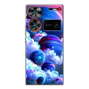 Чехлы КОСМОС для ZTE Nubia Z60 Ultra (Синие планеты)