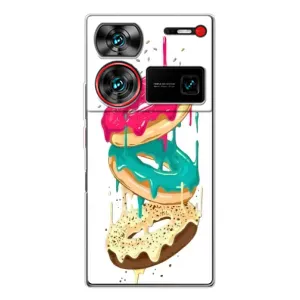Чохол з зображенням смачної їжі для ZTE Nubia Z60 Ultra (Соковиті пончики)