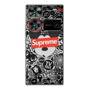 Чехол с Брендами одежды на Нубия З60 Ультра (Supreme Маус)