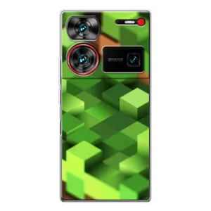 Чехлы для ZTE Nubia Z60 Ultra (Персонажи Майн Крафт) (Текстура)
