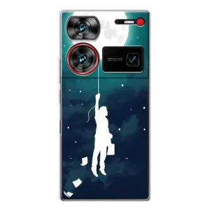 Чехол (ТПУ) с планетами на ZTE Nubia Z60 Ultra (To The moon)