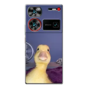 Бампер с принтом Мемы для ZTE Nubia Z60 Ultra (Утка)