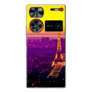 Чехол с Эйфелевой башней на ZTE Nubia Z60 Ultra (Яркая башня)