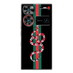 Чехлы Бренд GUCCI для ZTE Nubia Z60 Ultra (Змей Гуччи)
