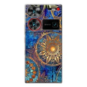 Чехлы со смыслом для ZTE Nubia Z60 Ultra (Золотые узоры)