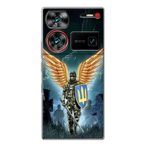 Патриотический Чехол для ZTE Nubia Z60 Ultra (ЗСУ з крильями)