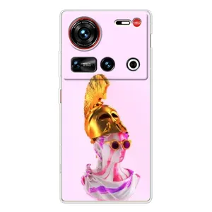 Чехол с Прикольным принтом на ZTE Nubia Z70 Ultra (АРТ Статуя)