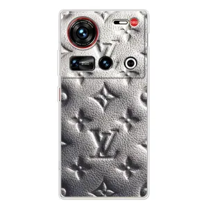 Текстурный Чехол Louis Vuitton для ЗТЕ Нюбия Z70 ультра (Бежевый ЛВ)