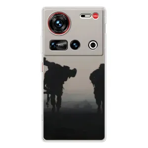 Чехлы на военную тематику для ZTE Nubia Z70 Ultra (Бой солдат)
