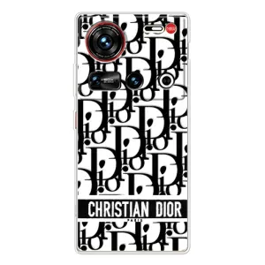 Чехол (Dior, Prada, YSL, Chanel) для ZTE Nubia Z70 Ultra (Christian Dior)