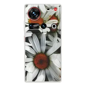 Чехол с ромашками на ZTE Nubia Z70 Ultra (Цветы Ромашки)