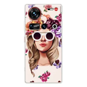 Чехол с картинкой Модные Девчонки ZTE Nubia Z70 Ultra (Девушка в очках)