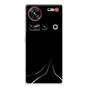 Чехол с картинками на черном фоне для ZTE Nubia Z70 Ultra (Дорога)