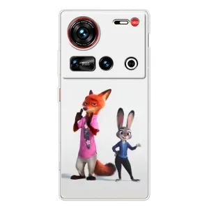 Силиконовый чехол с принтом Зоотрополіс для ZTE Nubia Z70 Ultra (Джуди и Ник)