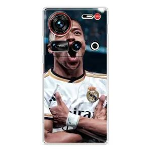 Чехол (TPU) с Футболистом на ZTE Nubia Z70 Ultra (Гол Мбаппе)