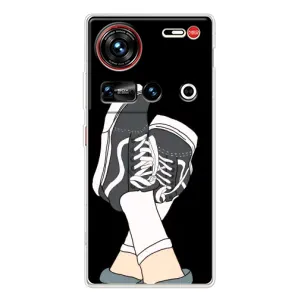 Чехол с Прикольным принтом на ZTE Nubia Z70 Ultra (Кеды)