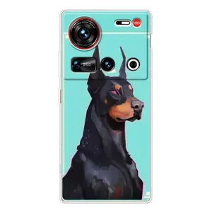 Чехол ДОБЕРМАН для ZTE Nubia Z70 Ultra (Король доберман)