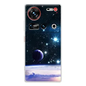 Чехол (ТПУ) с планетами на ZTE Nubia Z70 Ultra (Космический вид)