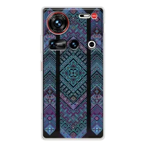 Силиконовый Чехол на ZTE Nubia Z70 Ultra (Крутой орнамент)