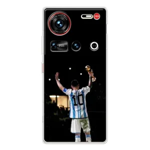 Чехлы Лео Месси Аргентина для ZTE Nubia Z70 Ultra (Лео Чемпион)