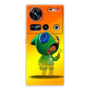 Чохол Бравл Старс для ZTE Nubia Z70 Ultra (LEON в кофті)