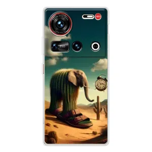 Чехол с мемами тралалело тралала для ZTE Nubia Z70 Ultra (Лирили ларила)