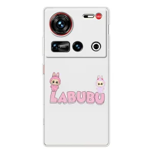 Чохол з принтом Лабубу для ZTE Nubia Z70 Ultra (Логотип Лабубу)