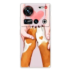 Чехол (ТПУ) Милые собачки для ZTE Nubia Z70 Ultra (Любовь к собакам)