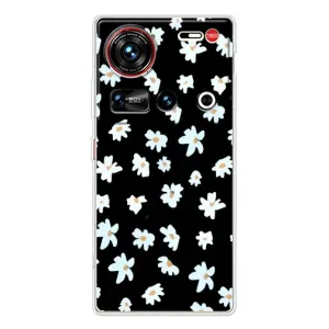 Чехол с ромашками на ZTE Nubia Z70 Ultra (Маленькие ромашки)