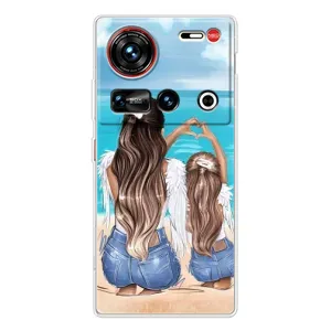Чехлы для МАМЫ на ZTE Nubia Z70 Ultra (Мама и дочь)