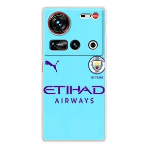 Силиконовые Чехлы принт Футбол на ZTE Nubia Z70 Ultra (Man City)