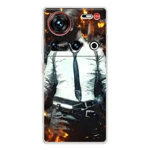 Силиконовый чехол с картинкой "Герой Pubg" на ZTE Nubia Z70 Ultra (Man Пубг)