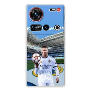 Чехол (TPU) с Футболистом на ZTE Nubia Z70 Ultra (Mbappe Real)