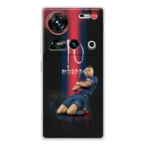 Чехол (TPU) с Футболистом на ZTE Nubia Z70 Ultra (MBAPPE 10)