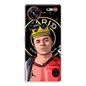 Чехол (TPU) с Футболистом на ZTE Nubia Z70 Ultra (Mbappe King)