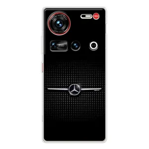 Силиконовый бампер с картинкой машины на ZTE Nubia Z70 Ultra (Mercedes)