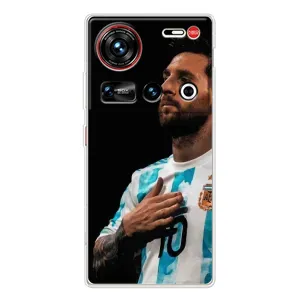 Чехлы Лео Месси Аргентина для ZTE Nubia Z70 Ultra (Месси Капитан)