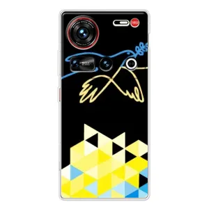 Чехол на ZTE Nubia Z70 Ultra Украинский дизайн (Мир для Украины)
