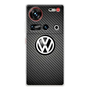 Чехол "Фольксваген" для ZTE Nubia Z70 Ultra (На карбоне)