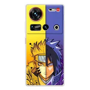 Купить Чехлы на телефон с принтом Anime для ZTE Nubia Z70 Ultra (Naruto Vs Sasuke)