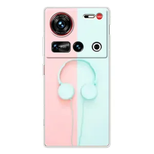 Дівчачий Чохол для ZTE Nubia Z70 Ultra (Навушники)