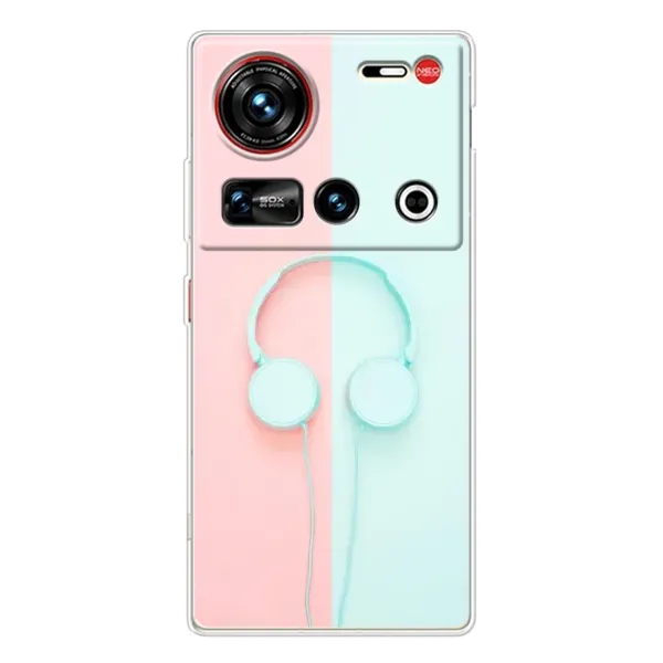 Чехол с рисунком «Наушники» для ZTE Nubia Z70 Ultra Чехол с рисунком «Наушники» для ZTE Nubia Z70 Ultra