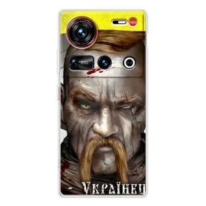 Чехол с картинкой (Патриотический КОЗАК) на ZTE Nubia Z70 Ultra (Одноглазый Козак)
