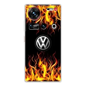 Чехол "Фольксваген" для ZTE Nubia Z70 Ultra (Огненный Лого)