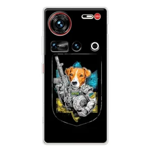 Чехол с принтом для ZTE Nubia Z70 Ultra (Патрон Воин)