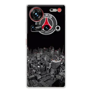 Силиконовые Чехлы принт Футбол на ZTE Nubia Z70 Ultra (PSG)