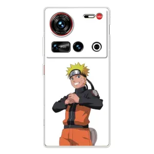 Чехлы с принтом Наруто на ZTE Nubia Z70 Ultra (Радосный Наруто)