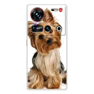 Чехол (ТПУ) Милые собачки для ZTE Nubia Z70 Ultra (Собака Терьер)
